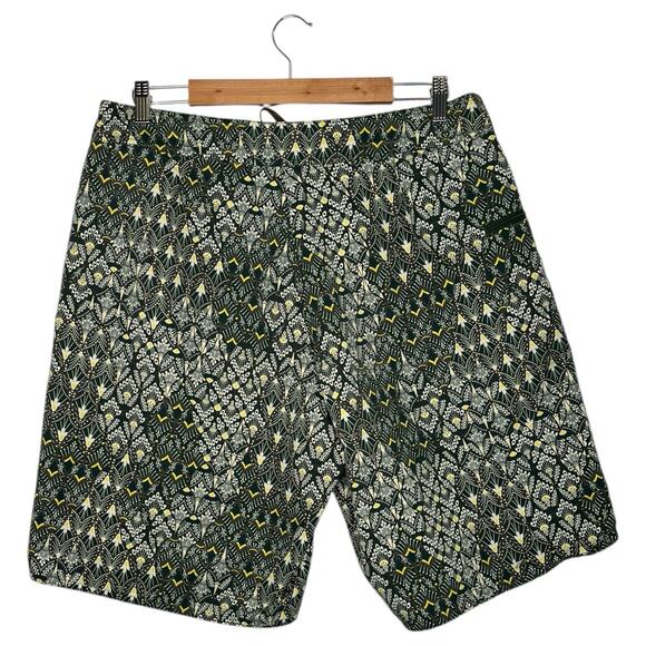 Patagonia Board Shorts Mens 36 Green Wavefarer Geometric Preppy Classic 66556 - Picture 2 of 13